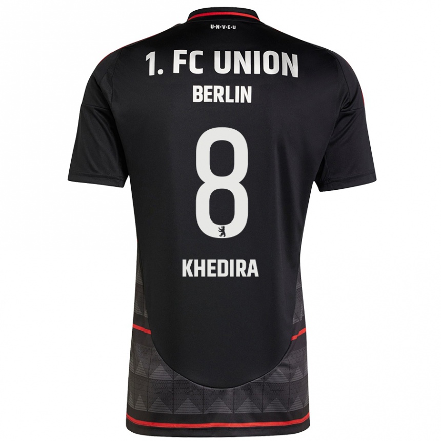 Mujer Fútbol Camiseta Rani Khedira #8 Negro 2ª Equipación 2024/25 México