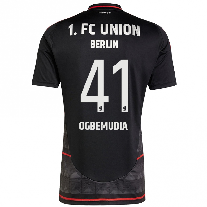 Mujer Fútbol Camiseta Oluwaseun Ogbemudia #41 Negro 2ª Equipación 2024/25 México