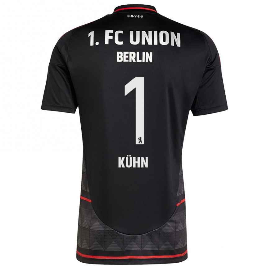 Mujer Fútbol Camiseta Samuel Kühn #1 Negro 2ª Equipación 2024/25 México