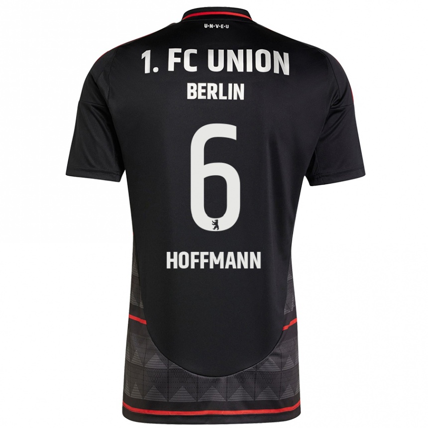 Mujer Fútbol Camiseta Finn Hoffmann #6 Negro 2ª Equipación 2024/25 México