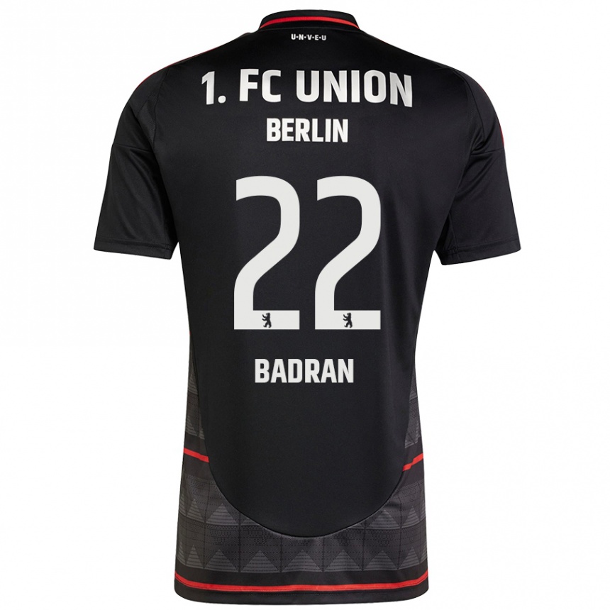 Mujer Fútbol Camiseta Ahmad Badran #22 Negro 2ª Equipación 2024/25 México