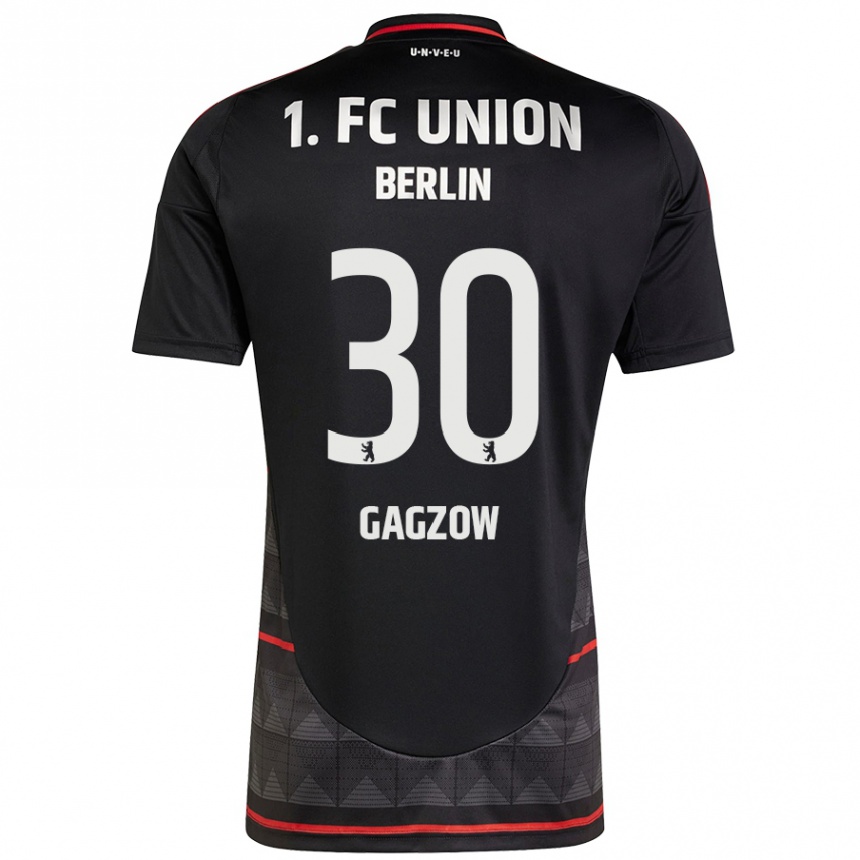 Mujer Fútbol Camiseta Fritz Gagzow #30 Negro 2ª Equipación 2024/25 México