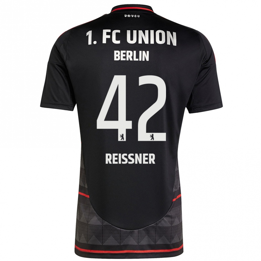 Mujer Fútbol Camiseta Naika Reissner #42 Negro 2ª Equipación 2024/25 México