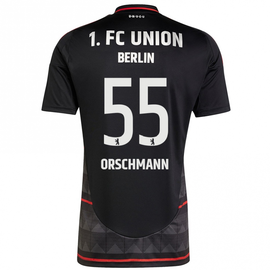 Mujer Fútbol Camiseta Katja Orschmann #55 Negro 2ª Equipación 2024/25 México