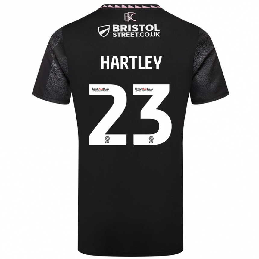 Mujer Fútbol Camiseta Naomi Hartley #23 Negro 2ª Equipación 2024/25 México