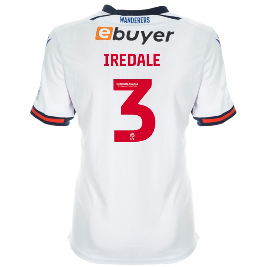 Niño Fútbol Camiseta Jack Iredale #3 Blanco 1ª Equipación 2024/25 México