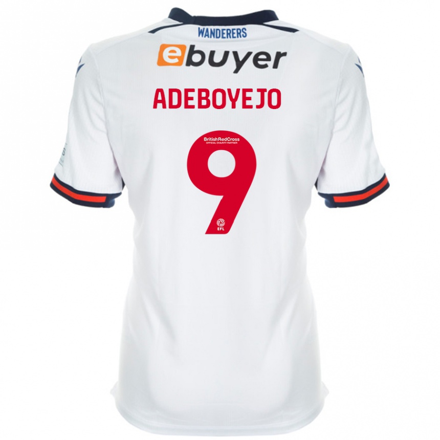 Niño Fútbol Camiseta Victor Adeboyejo #9 Blanco 1ª Equipación 2024/25 México