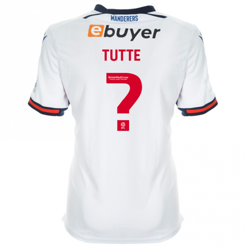 Niño Fútbol Camiseta Andrew Tutte #0 Blanco 1ª Equipación 2024/25 México