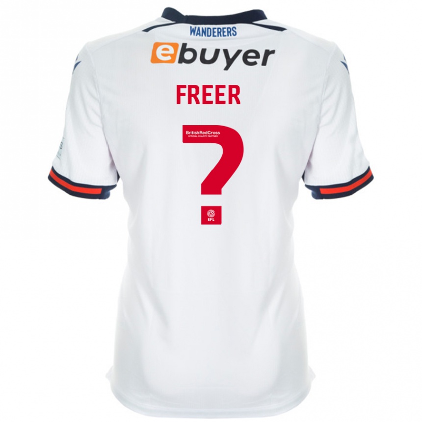 Niño Fútbol Camiseta Eleanor Freer #0 Blanco 1ª Equipación 2024/25 México