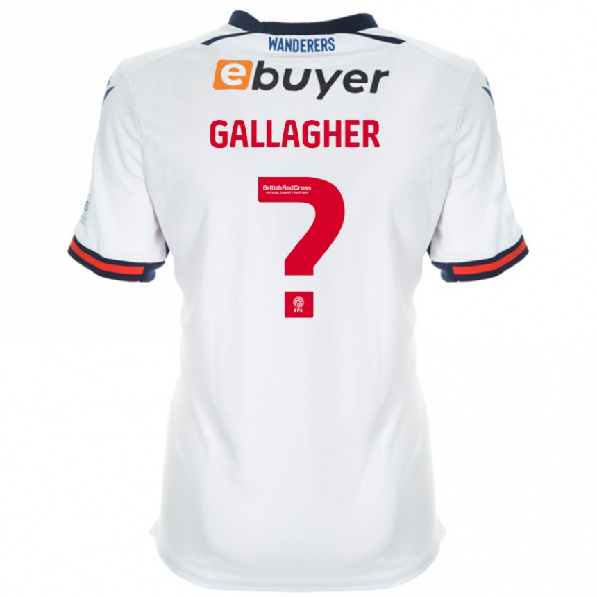 Niño Fútbol Camiseta Tamzin Gallagher #0 Blanco 1ª Equipación 2024/25 México