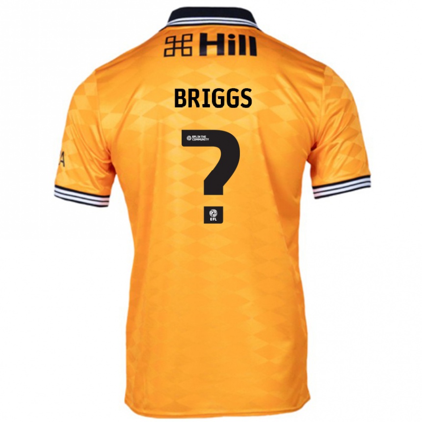 Niño Fútbol Camiseta Jj Briggs #0 Naranja 1ª Equipación 2024/25 México