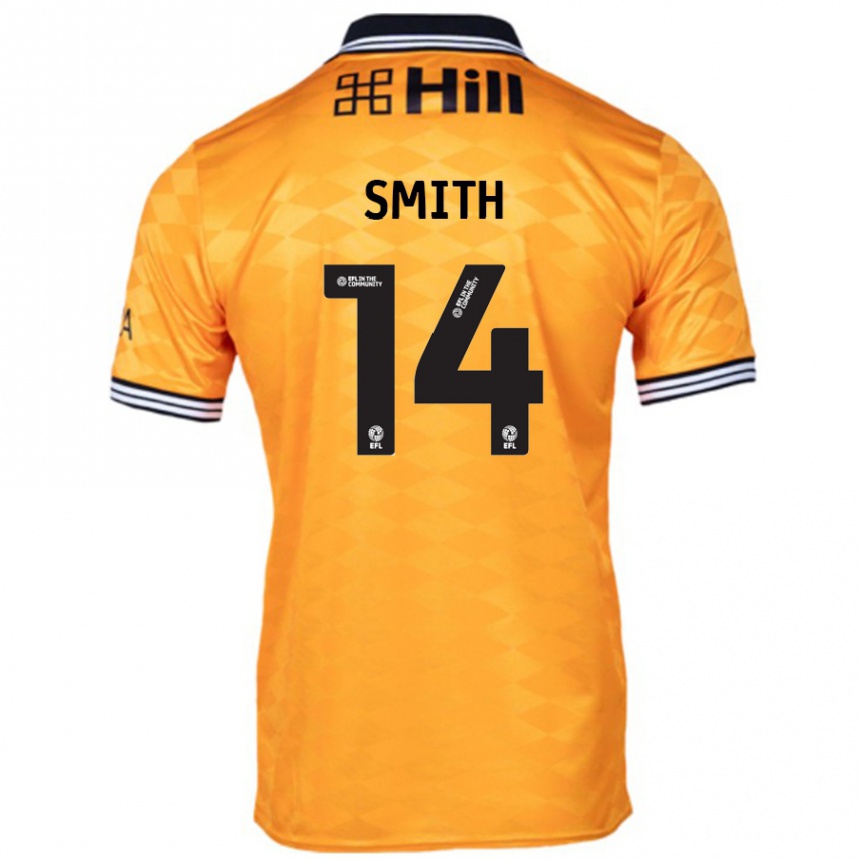 Niño Fútbol Camiseta Korey Smith #14 Naranja 1ª Equipación 2024/25 México