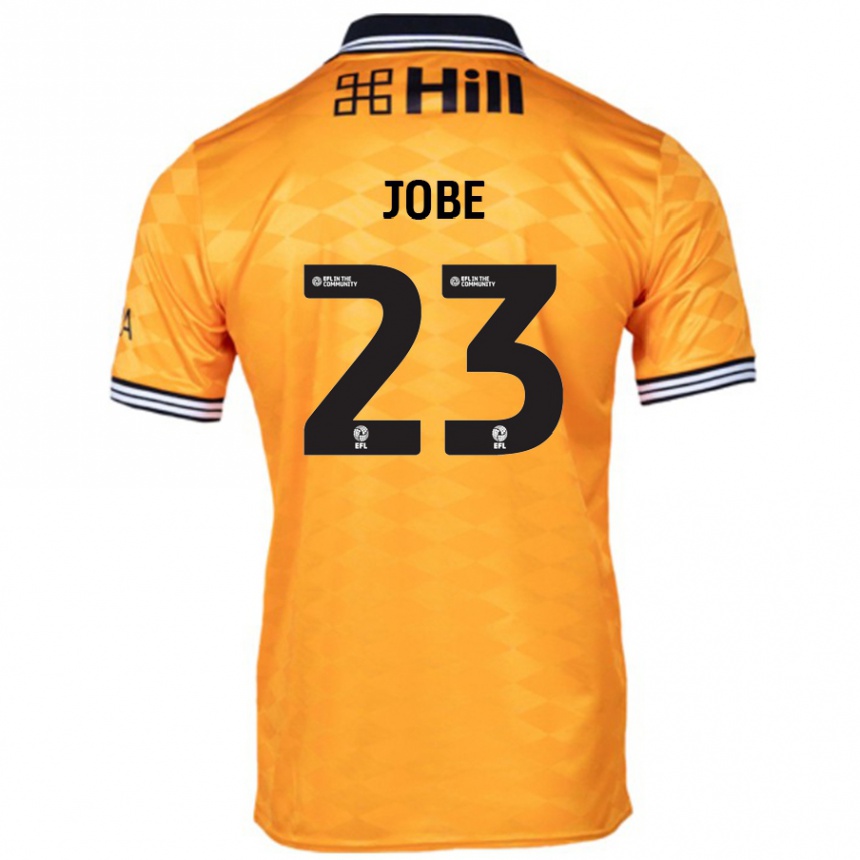 Niño Fútbol Camiseta Mamadou Jobe #23 Naranja 1ª Equipación 2024/25 México