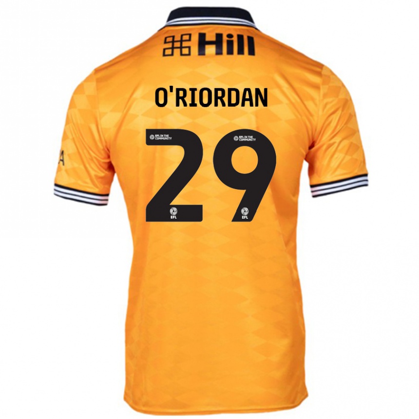 Niño Fútbol Camiseta Connor O'riordan #29 Naranja 1ª Equipación 2024/25 México