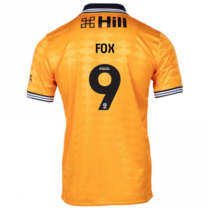 Niño Fútbol Camiseta Ruth Fox #9 Naranja 1ª Equipación 2024/25 México