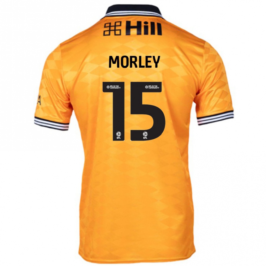 Niño Fútbol Camiseta Jess Morley #15 Naranja 1ª Equipación 2024/25 México