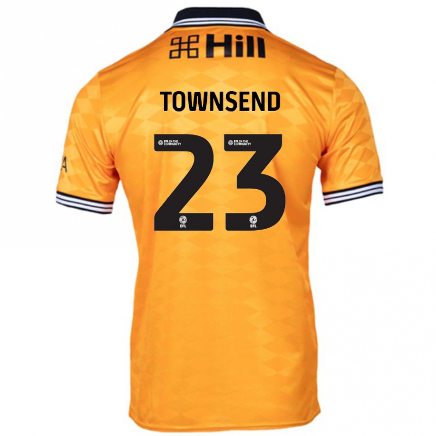 Niño Fútbol Camiseta Eleanor Townsend #23 Naranja 1ª Equipación 2024/25 México