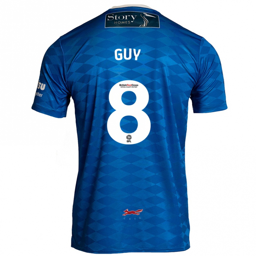 Niño Fútbol Camiseta Callum Guy #8 Azul 1ª Equipación 2024/25 México