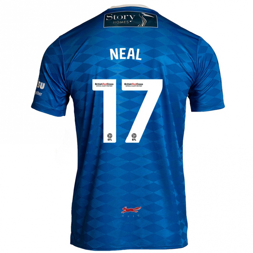 Niño Fútbol Camiseta Harrison Neal #17 Azul 1ª Equipación 2024/25 México