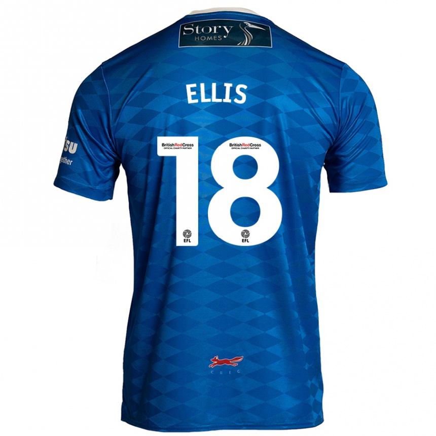 Niño Fútbol Camiseta Jack Ellis #18 Azul 1ª Equipación 2024/25 México