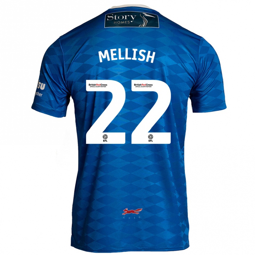 Niño Fútbol Camiseta Jon Mellish #22 Azul 1ª Equipación 2024/25 México