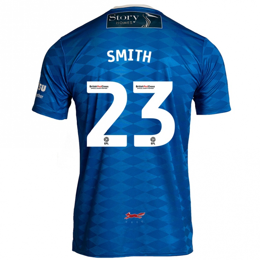 Niño Fútbol Camiseta Jude Smith #23 Azul 1ª Equipación 2024/25 México