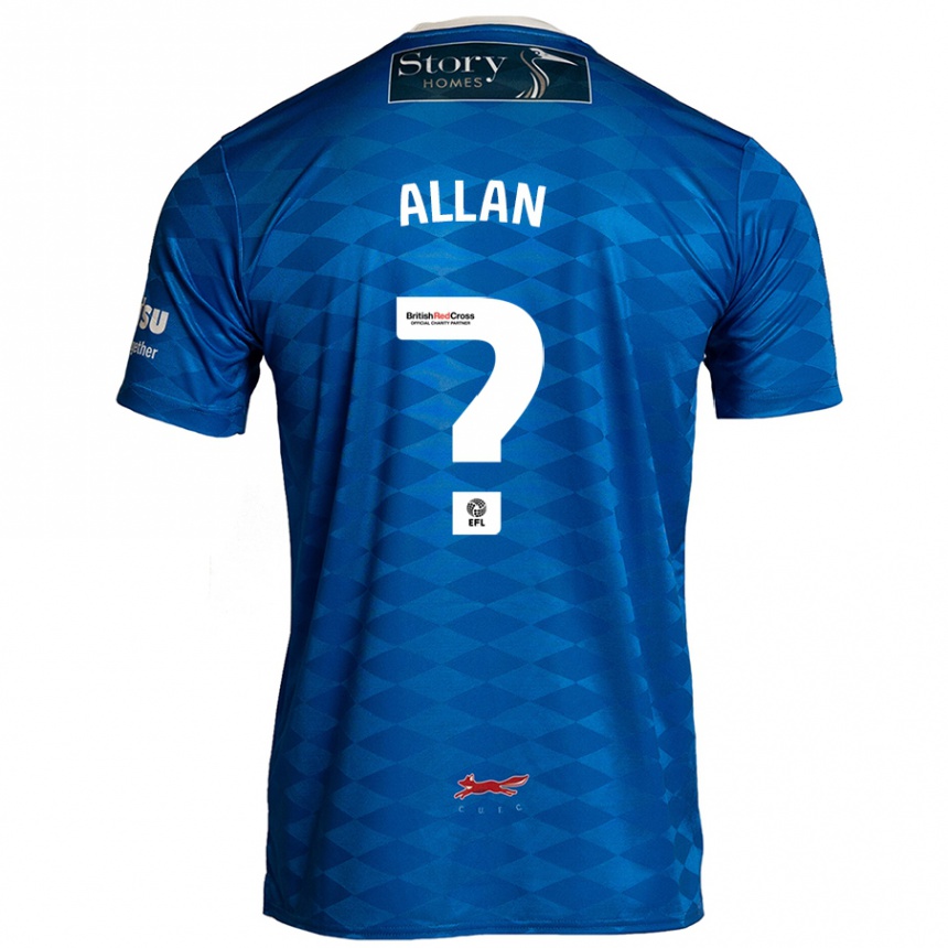 Niño Fútbol Camiseta Jake Allan #0 Azul 1ª Equipación 2024/25 México