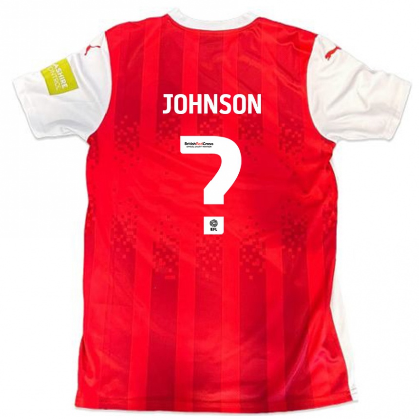 Niño Fútbol Camiseta Will Johnson #0 Rojo Blanco 1ª Equipación 2024/25 México