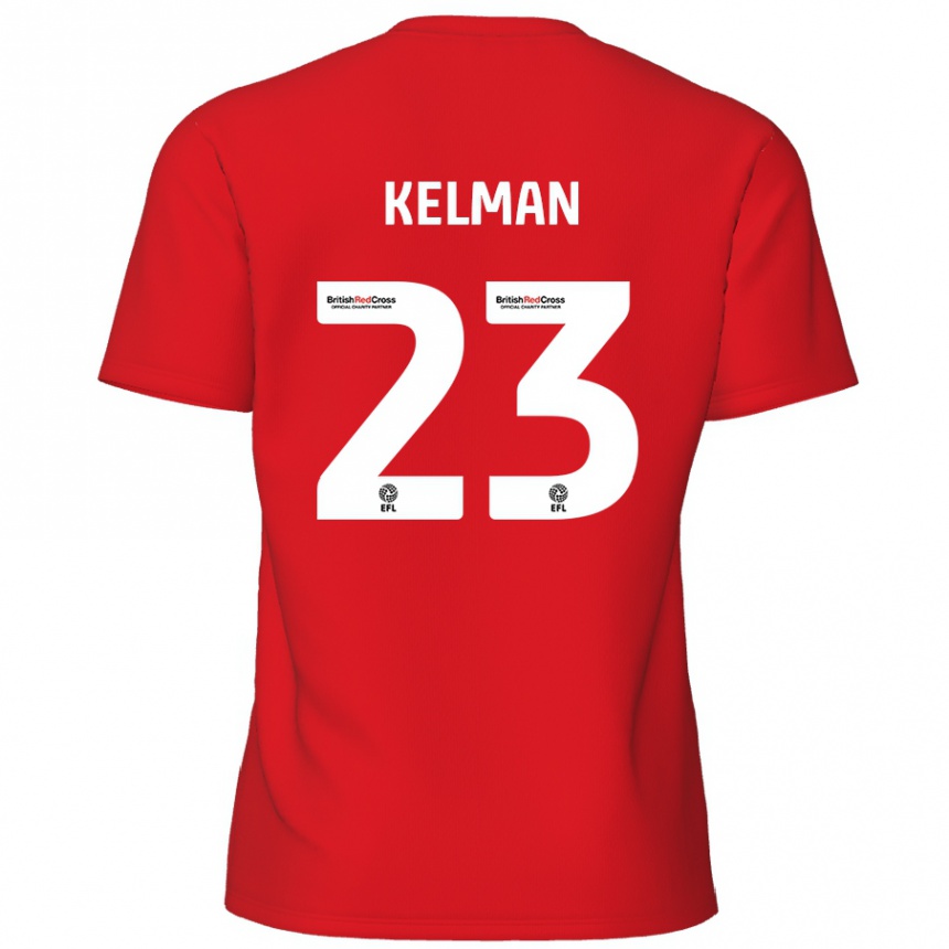 Niño Fútbol Camiseta Charlie Kelman #23 Rojo 1ª Equipación 2024/25 México