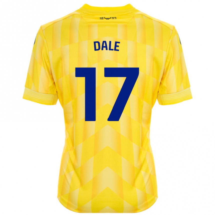 Niño Fútbol Camiseta Owen Dale #17 Amarillo 1ª Equipación 2024/25 México