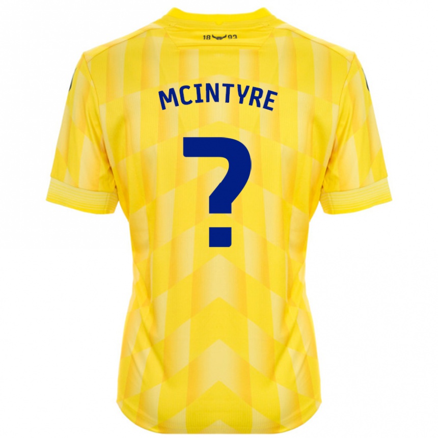 Niño Fútbol Camiseta Richard Mcintyre #0 Amarillo 1ª Equipación 2024/25 México