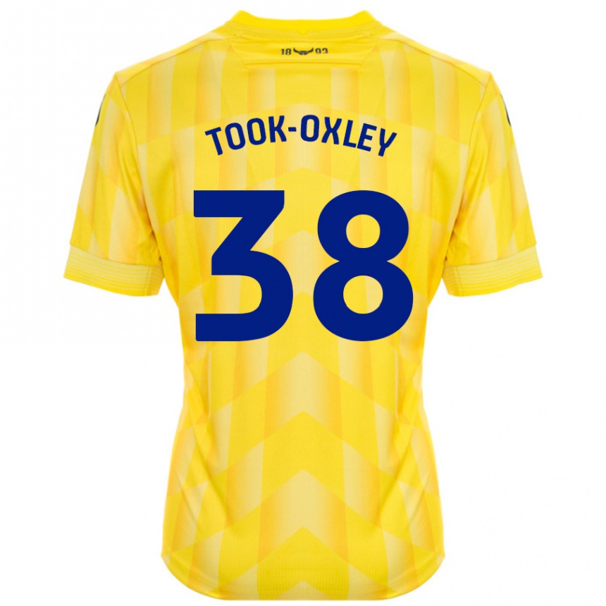 Niño Fútbol Camiseta Zaide Took-Oxley #38 Amarillo 1ª Equipación 2024/25 México