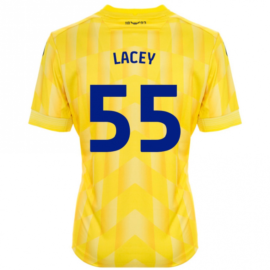 Niño Fútbol Camiseta Aaron Lacey #55 Amarillo 1ª Equipación 2024/25 México