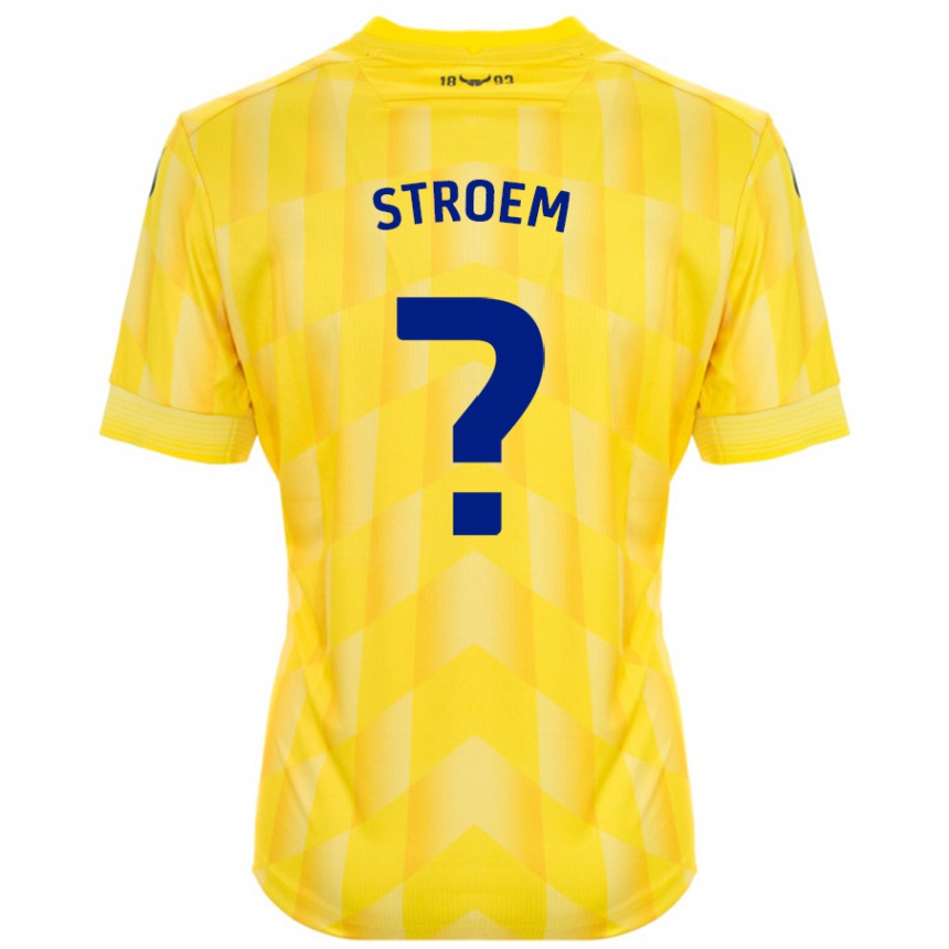 Niño Fútbol Camiseta Lena Stroem #0 Amarillo 1ª Equipación 2024/25 México