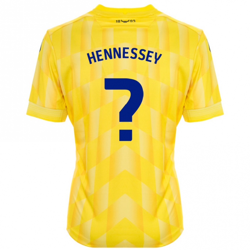 Niño Fútbol Camiseta Laura Hennessey #0 Amarillo 1ª Equipación 2024/25 México