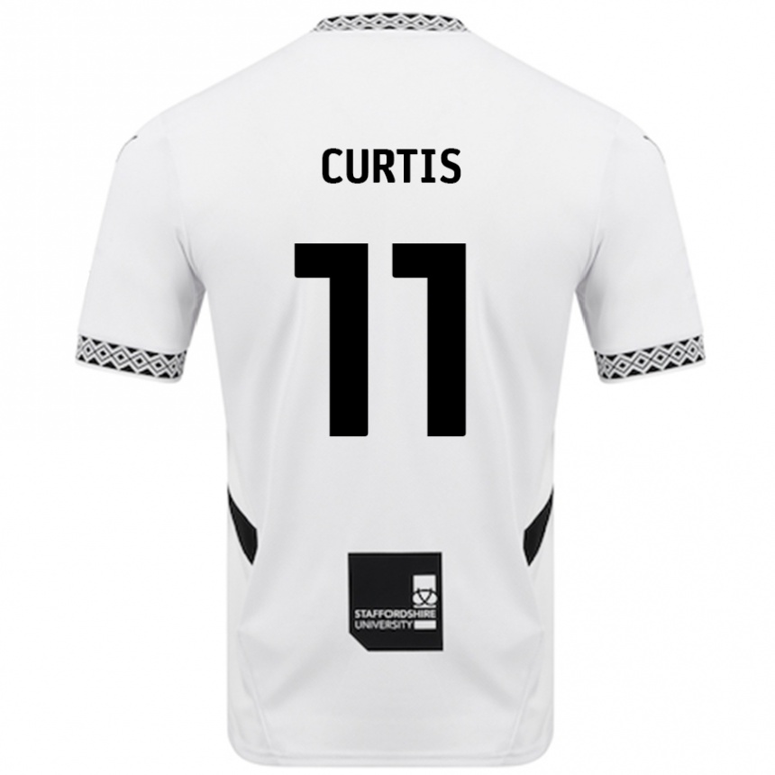 Niño Fútbol Camiseta Ronan Curtis #11 Blanco 1ª Equipación 2024/25 México