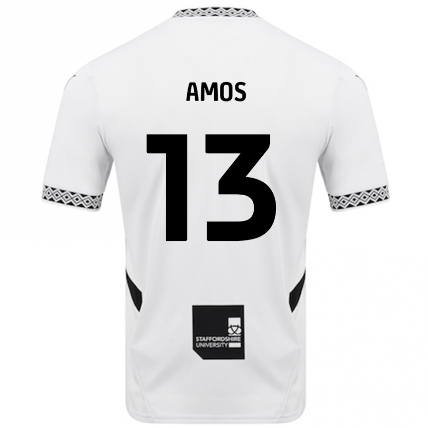 Niño Fútbol Camiseta Ben Amos #13 Blanco 1ª Equipación 2024/25 México