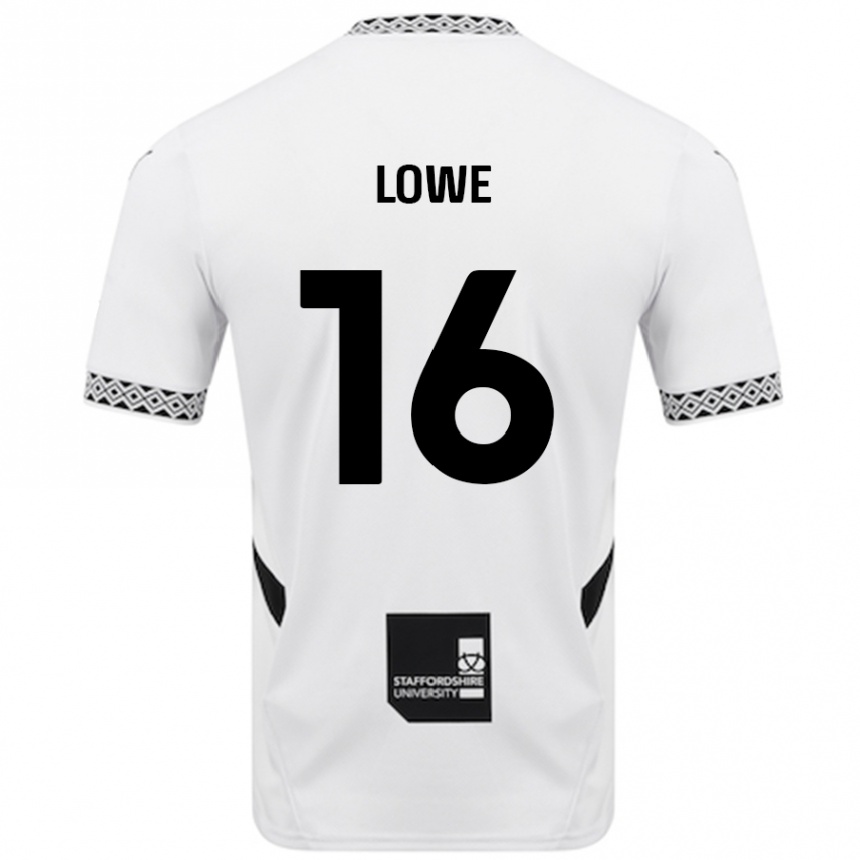 Niño Fútbol Camiseta Jason Lowe #16 Blanco 1ª Equipación 2024/25 México