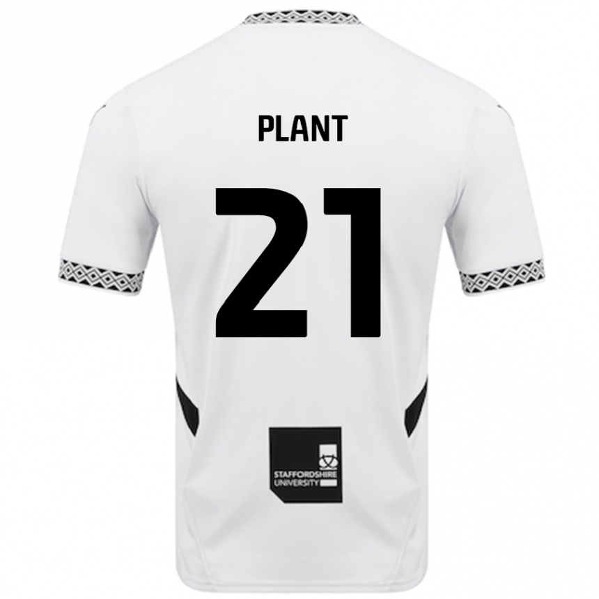 Niño Fútbol Camiseta James Plant #21 Blanco 1ª Equipación 2024/25 México