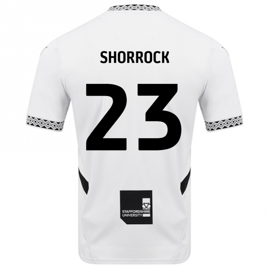 Niño Fútbol Camiseta Jack Shorrock #23 Blanco 1ª Equipación 2024/25 México