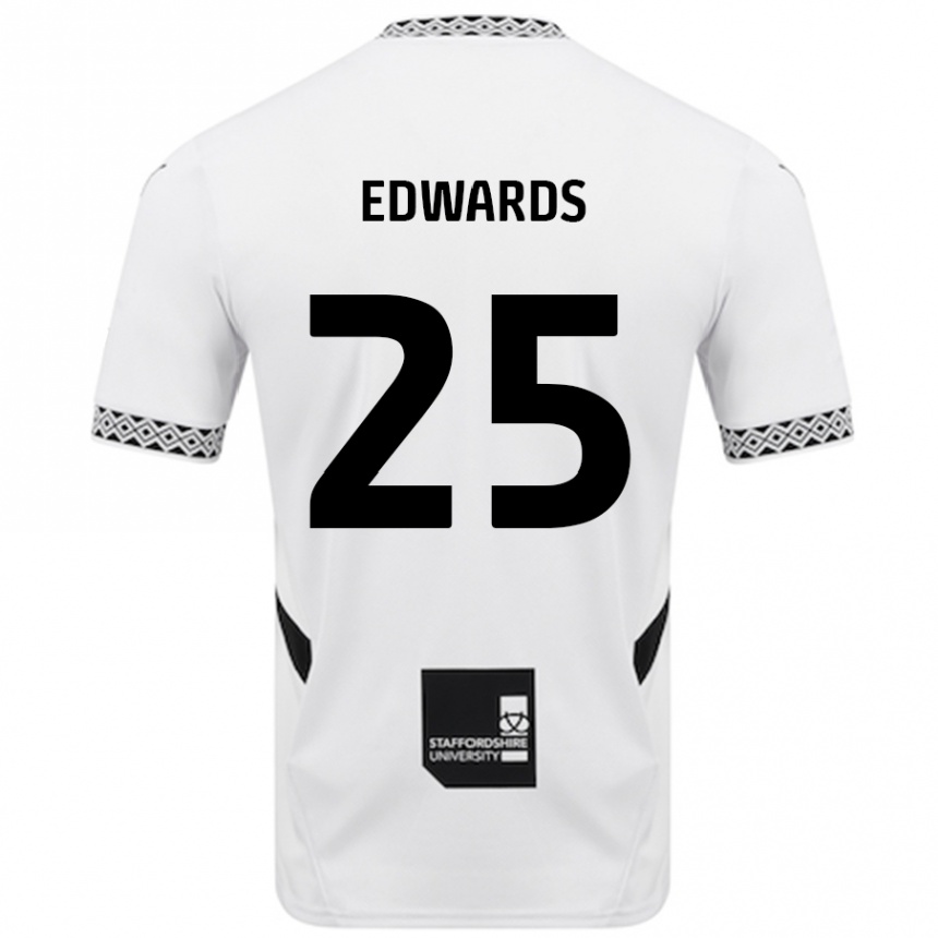 Niño Fútbol Camiseta Diamond Edwards #25 Blanco 1ª Equipación 2024/25 México