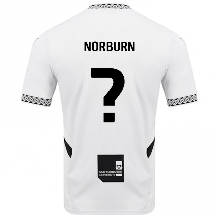 Niño Fútbol Camiseta Dylan Norburn #0 Blanco 1ª Equipación 2024/25 México