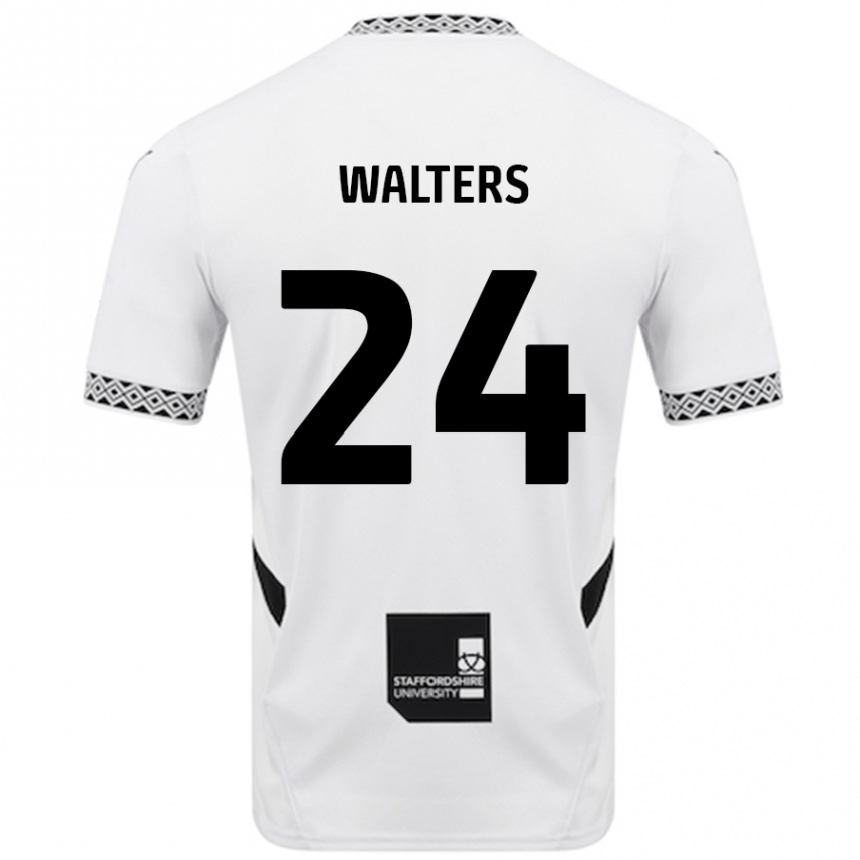 Niño Fútbol Camiseta Rhys Walters #24 Blanco 1ª Equipación 2024/25 México