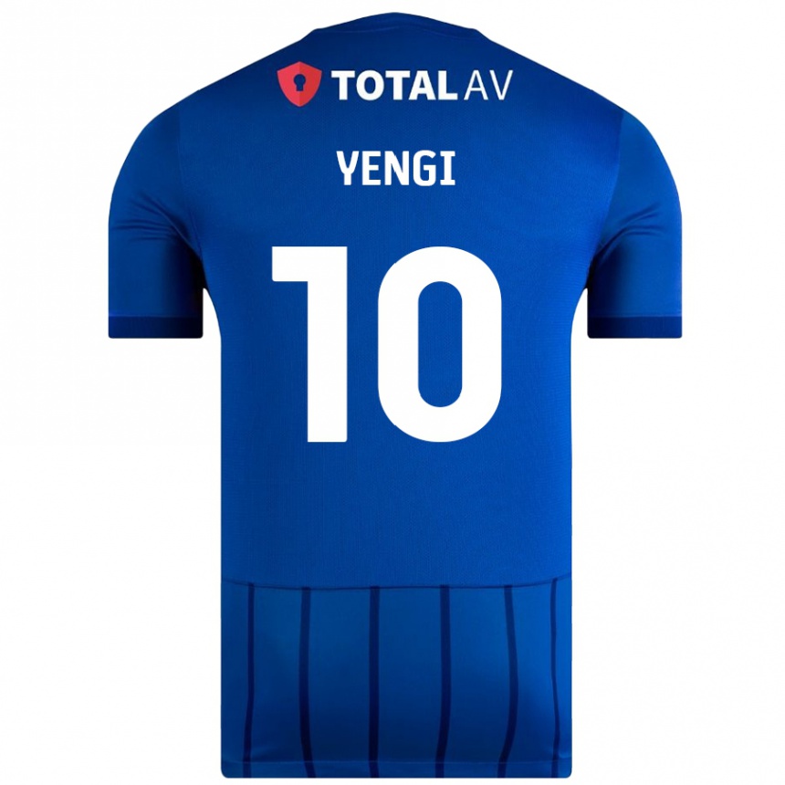 Niño Fútbol Camiseta Kusini Yengi #10 Azul 1ª Equipación 2024/25 México