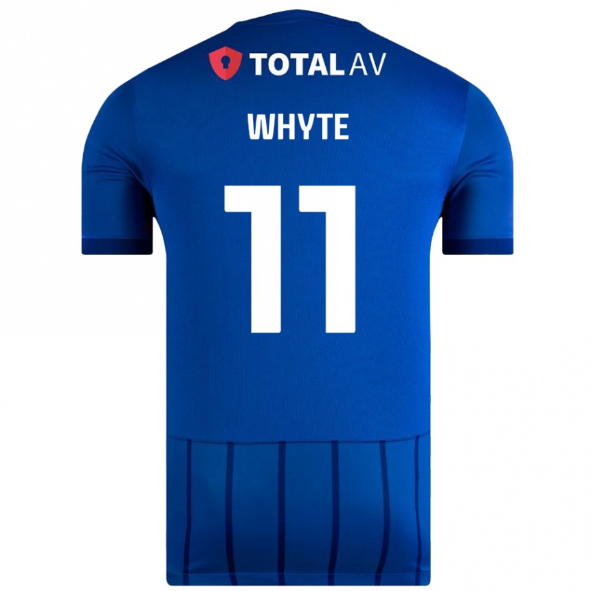 Niño Fútbol Camiseta Gavin Whyte #11 Azul 1ª Equipación 2024/25 México