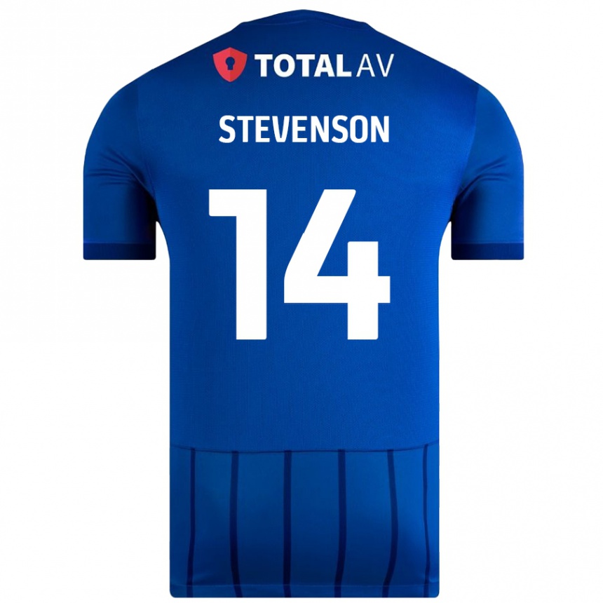 Niño Fútbol Camiseta Ben Stevenson #14 Azul 1ª Equipación 2024/25 México