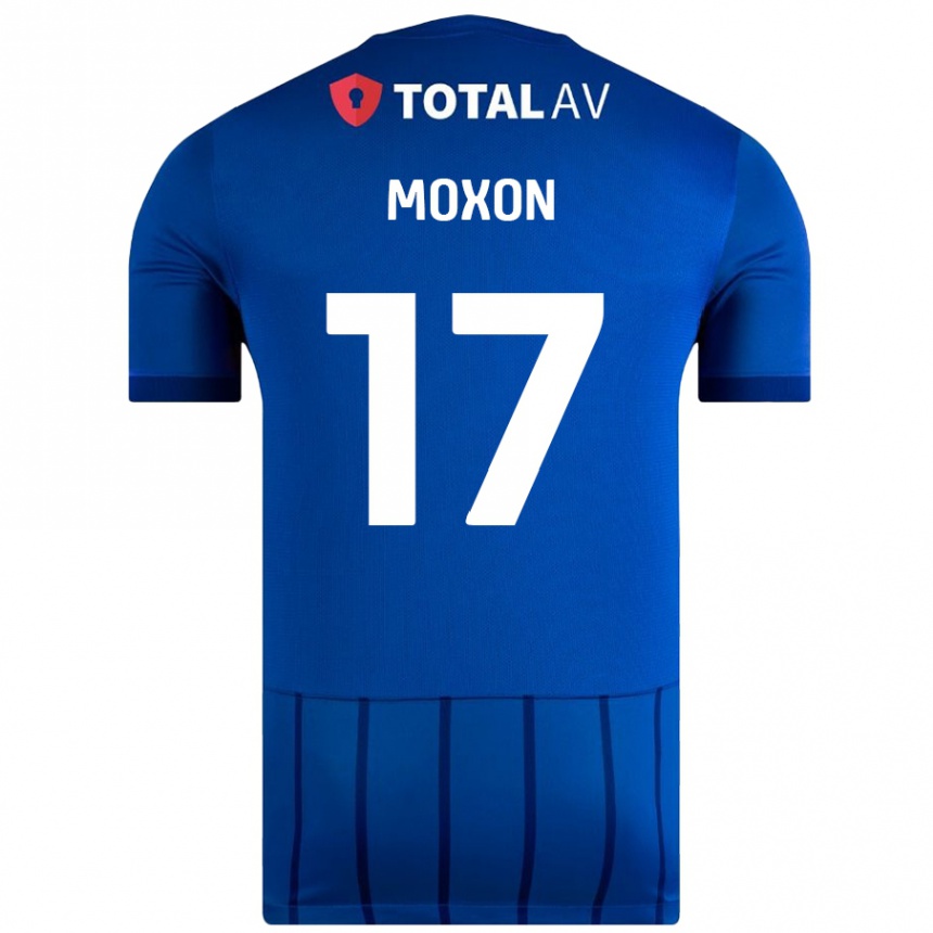 Niño Fútbol Camiseta Owen Moxon #17 Azul 1ª Equipación 2024/25 México