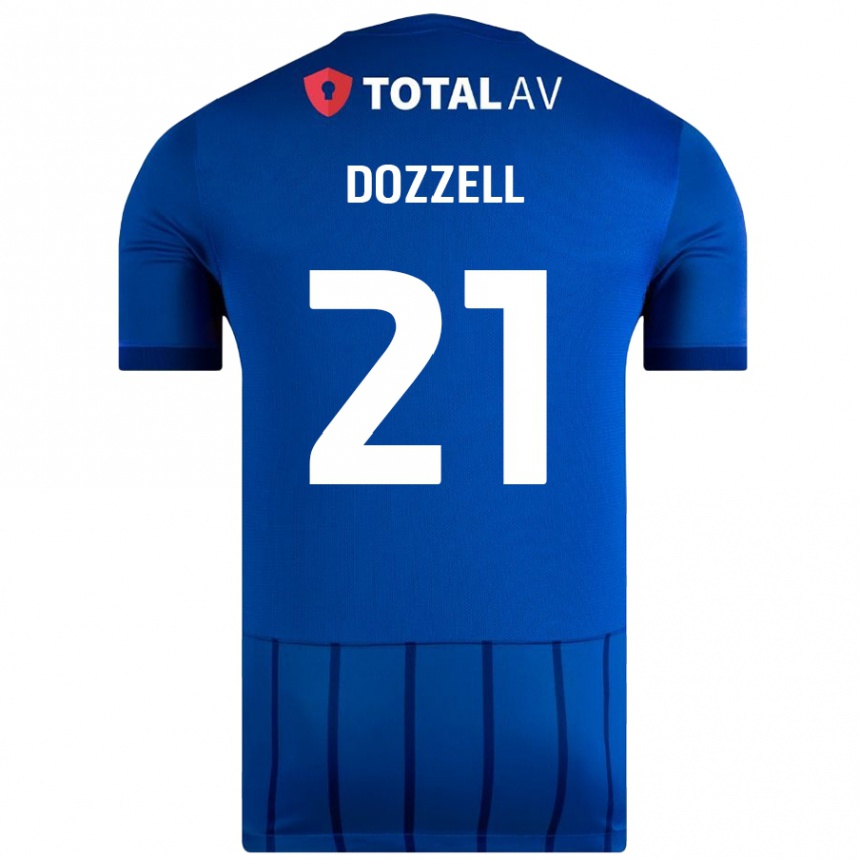 Niño Fútbol Camiseta Andre Dozzell #21 Azul 1ª Equipación 2024/25 México