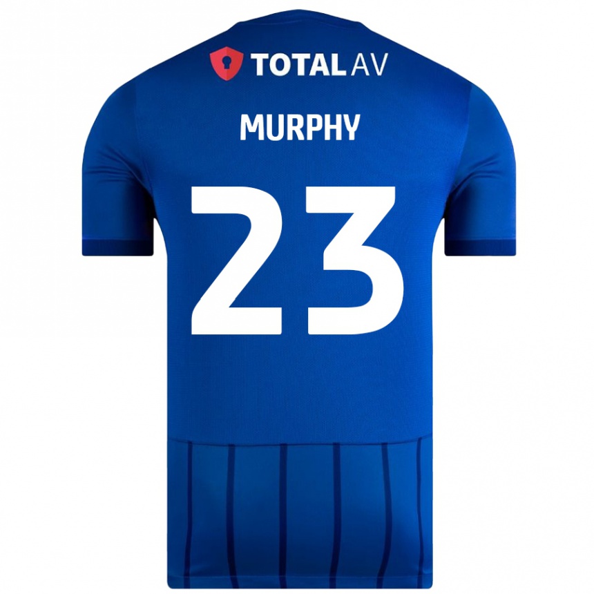 Niño Fútbol Camiseta Josh Murphy #23 Azul 1ª Equipación 2024/25 México