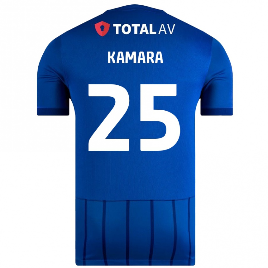 Niño Fútbol Camiseta Abdoulaye Kamara #25 Azul 1ª Equipación 2024/25 México